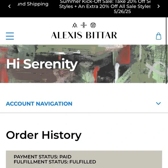 ALEXIS BITTAR Golden Pebble Cake Ring NEW Size 8 - Picture 8 of 8